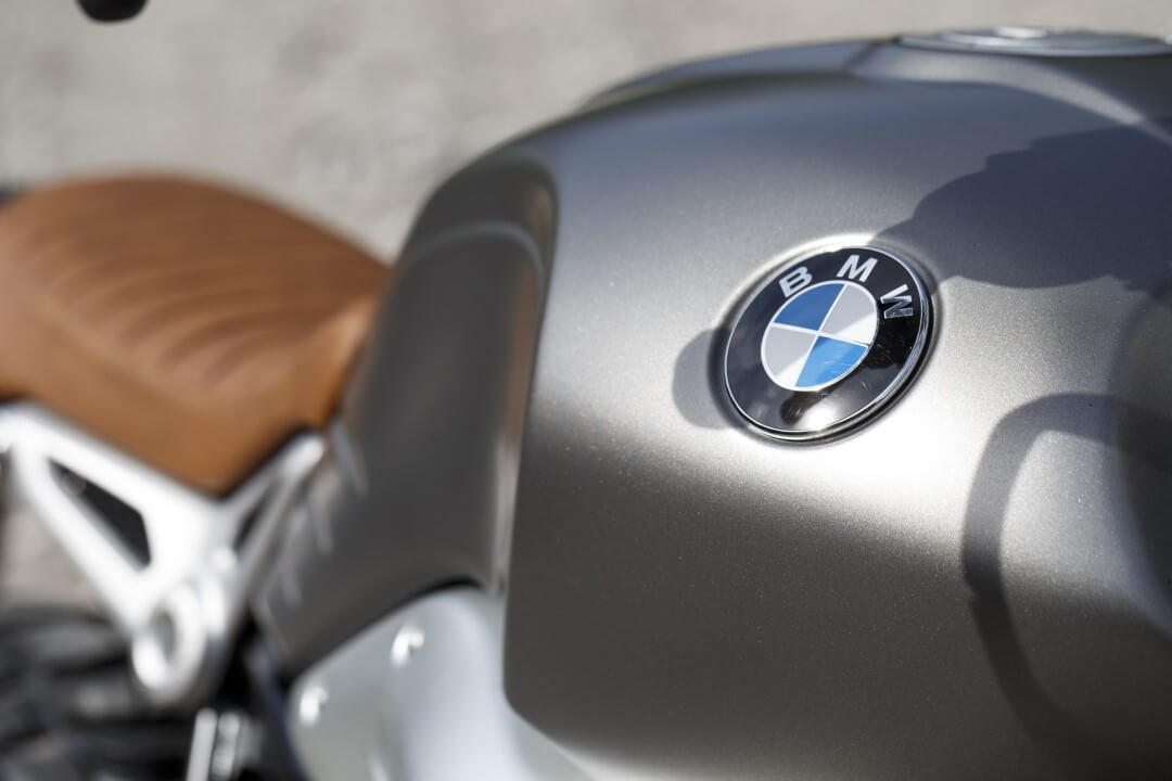 detalhe da BMW R nineT Scrambler